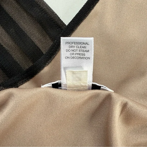 ANN TAYLOR LOFT PETITE 2P Black Embroidered Mesh Overlay Cocktail Party Dress - Picture 14 of 15